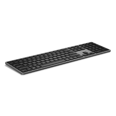 HP 975 Wireless Backlit Keyboard - Multi-Device - Dual-Mode - Programmable - Black - US ENG