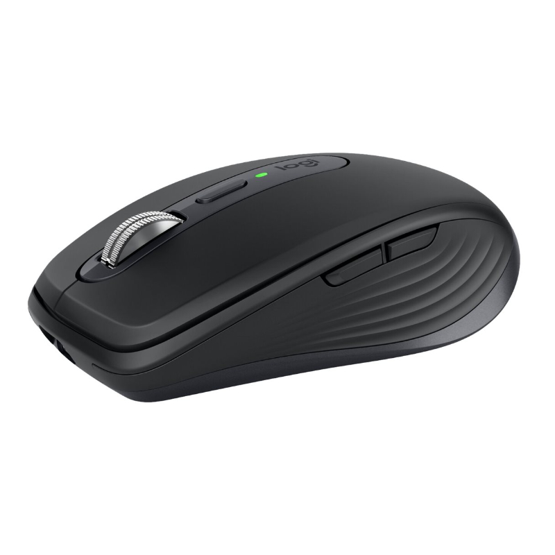 Logitech MX Anywhere 3S Mouse - RF Wireless + Bluetooth - Laser - 8000 DPI - Graphite