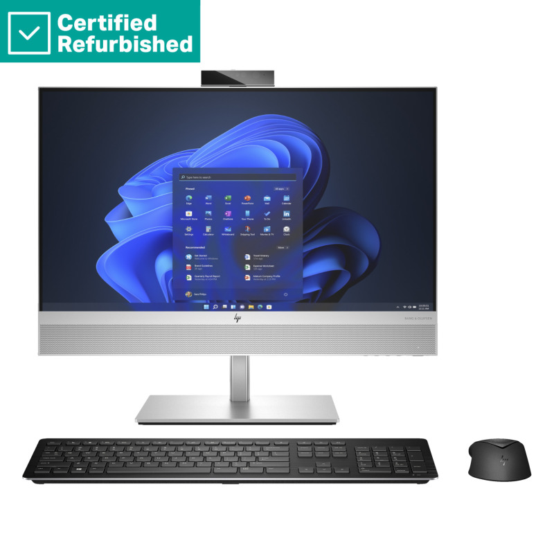 RENEW GOLD HP Elite 840 G9 AIO All-in-One - i5-12500 - 16GB - 256GB SSD - 23.8 FHD Touch AG
