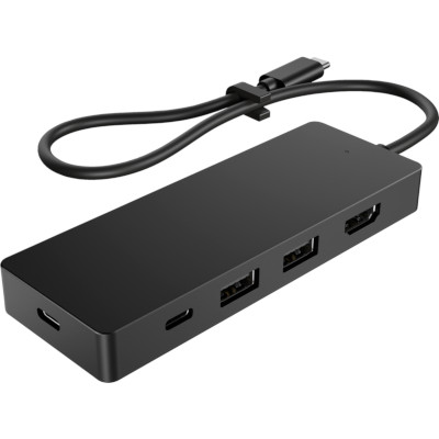 HP USB-C Travel Hub G3 90W - 2 x USB-C - 2 x USB 3.0 - 1 x HDMI (up to 4K/60Hz) - 1 year