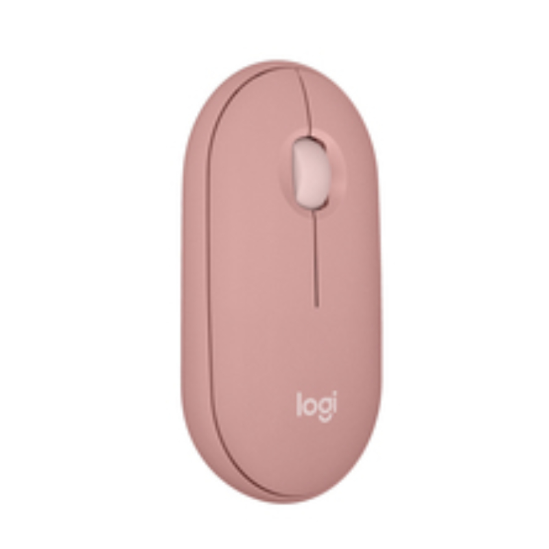 Logitech M350s - Optical mouse - Pebble 2 - tonal rose