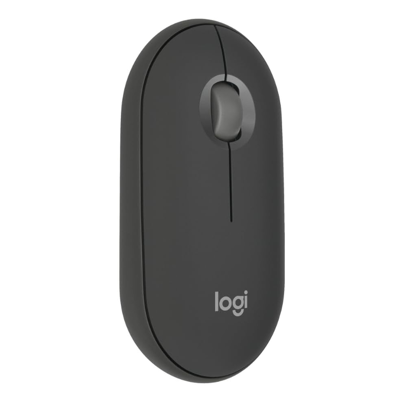 Logitech Pebble 2 M350s Wireless Mouse - RF Wireless + Bluetooth - 4000 DPI - Tonal Graphite