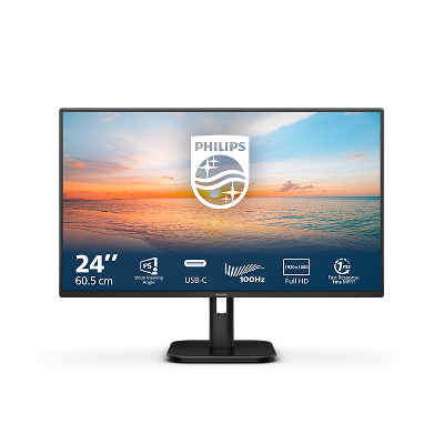 23.8’’ - Full HD (1920x1080) - IPS - 75Hz - 250 cd/m² - USB C-type - HDMI - VGA - LowBlue Mode