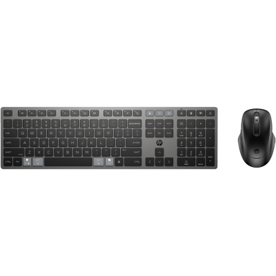 HP 720 Wireless Mouse Keyboard Combo - Multi-Device - Dual-Mode - Programmable