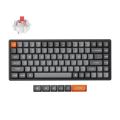 Keychron K2 Max RGB Aluminum - US Layout - Hot-Swappable Gateron Super Red Wireless