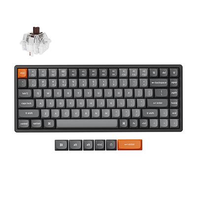 Keychron K2 Max RGB Aluminum - US Layout - Hot-Swappable Gateron Super Brown Wireless