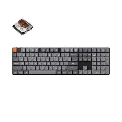 Keychron K5 Max RGB - US Layout - Hot-Swappable Low Profile Gateron Brown Wireless