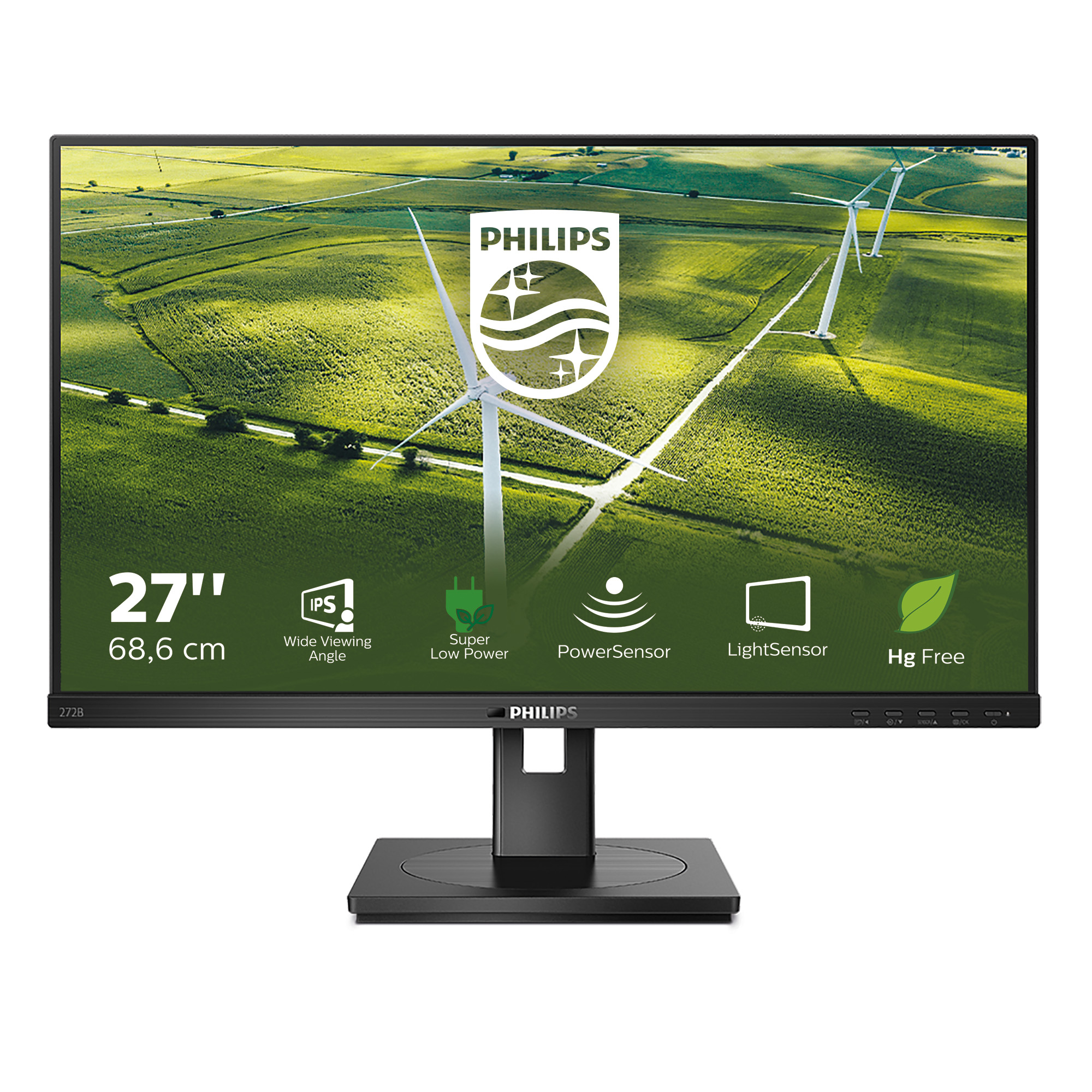Philips Business Monitor - 27’’ - 1920 x 1080 (Full HD) - IPS - 250  cd/m² - HDMI - Display