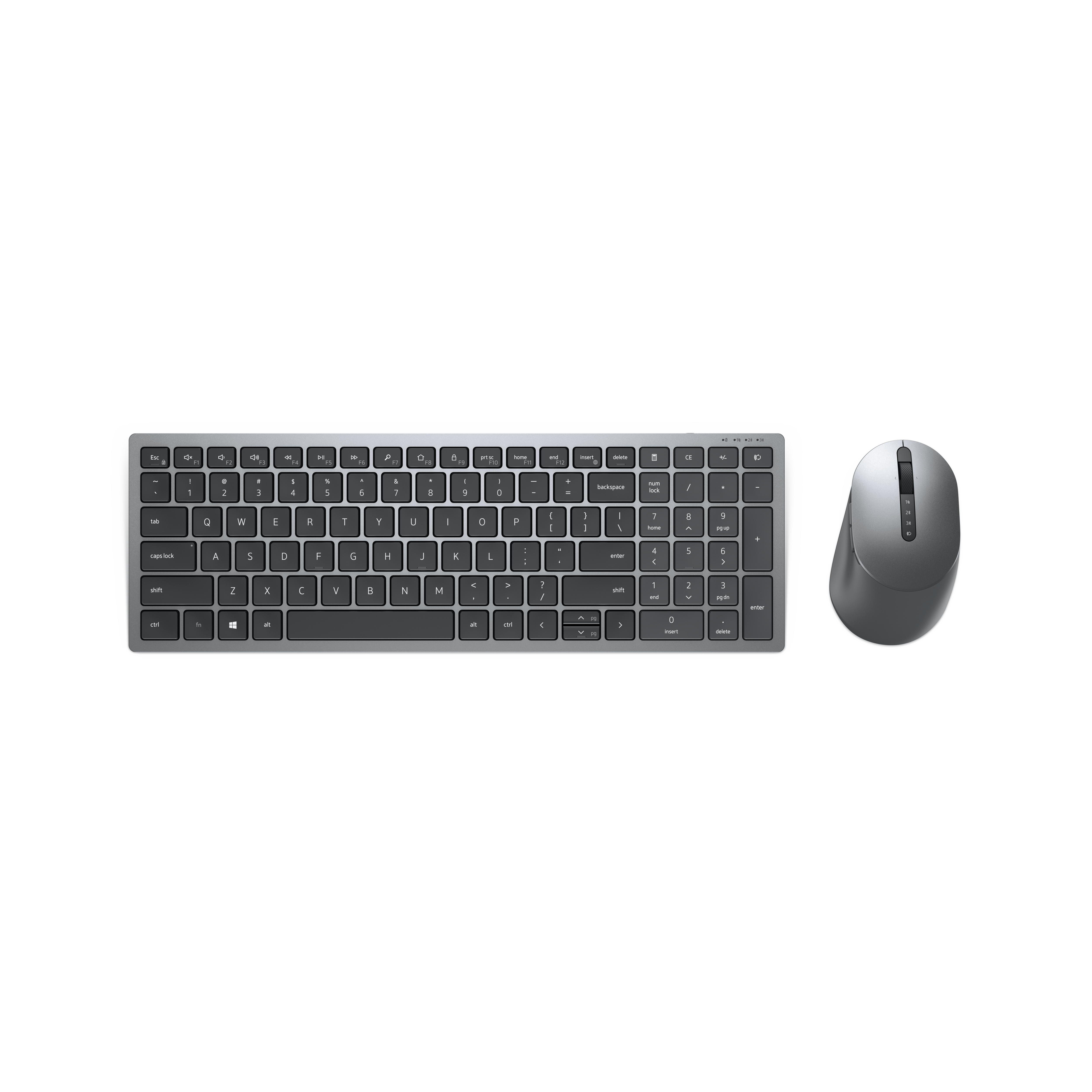 Dell Multi-Device Wireless Keyboard and Mouse - KM7120W - Russian (QWERTY)