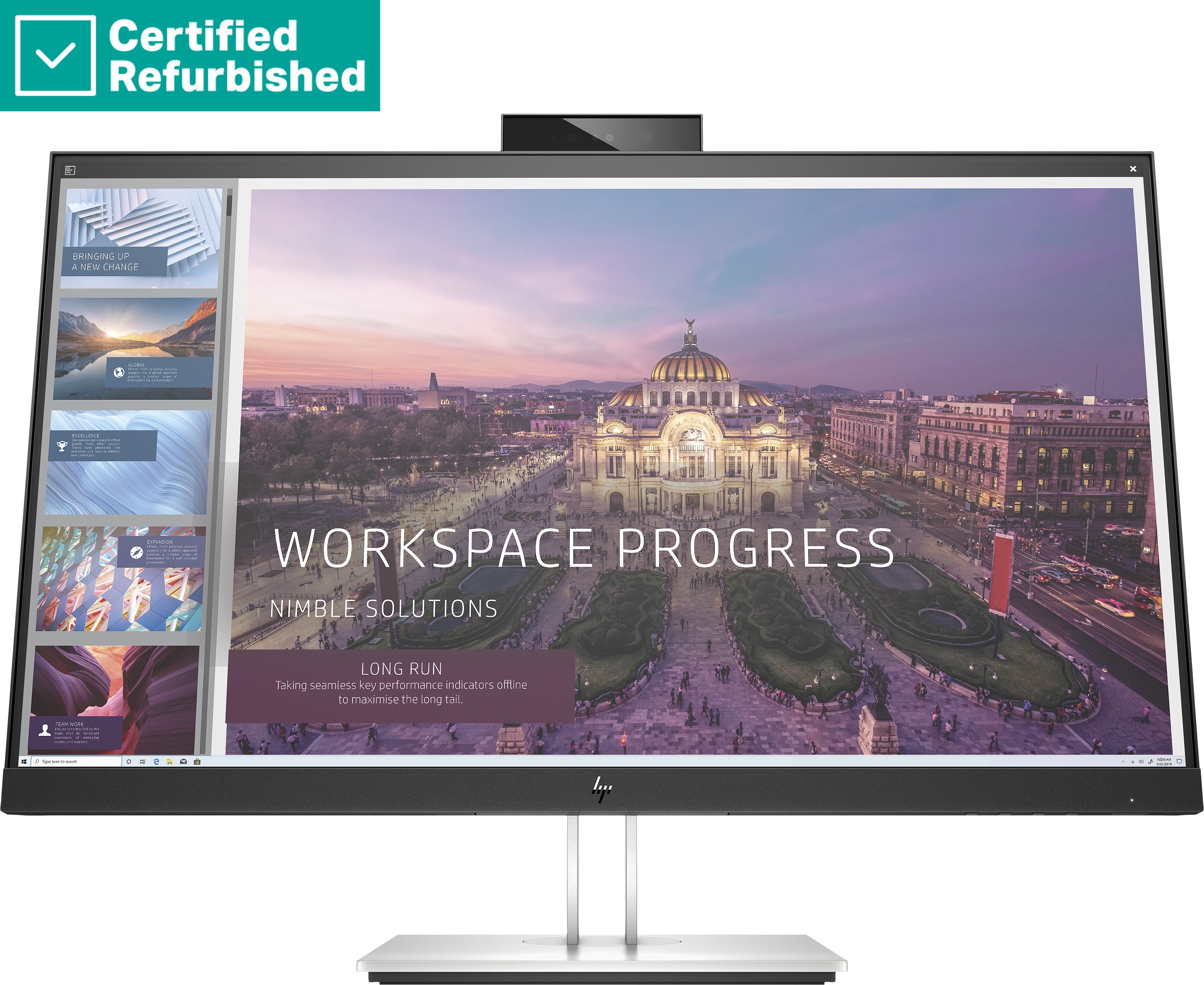 RENEW SILVER HP E24d G4 FHD Docking Monitor - 23.8" 1920x1080 FHD 250-nit 60Hz AG - IPS