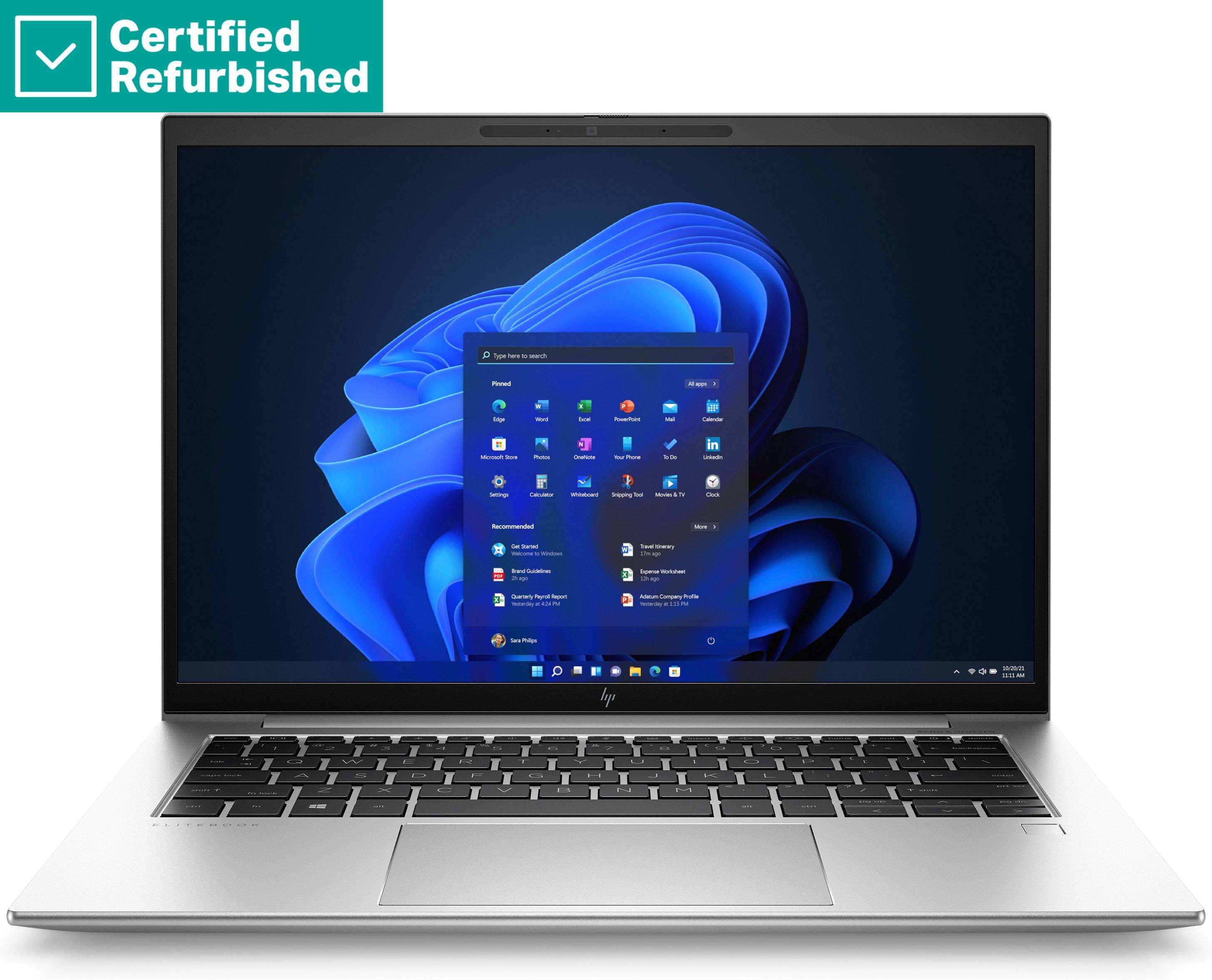 RENEW SILVER HP EliteBook 840 G9 - i7-1255U - 32GB - 512GB SSD - 14 WUXGA 250-nit AG - 5MP