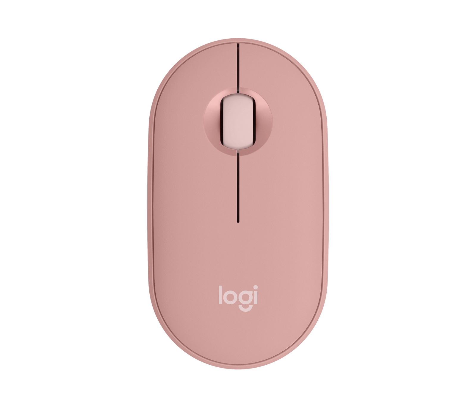 Logitech M350s - Optical mouse - Pebble 2 - tonal rose