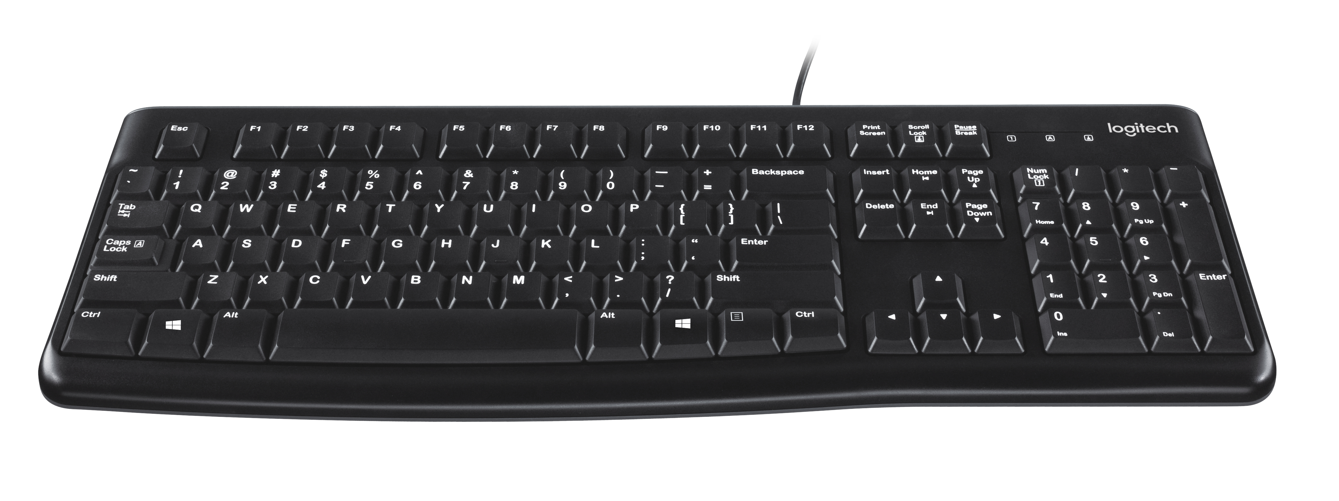 LOGITECH K120 Corded Keyboard black USB OEM - EMEA (US)