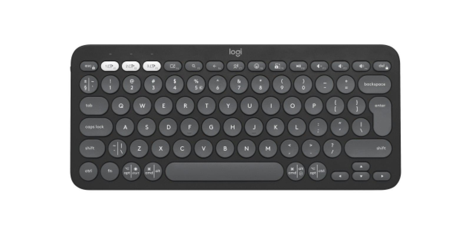 Logitech Keyboard 920-011851 / Pebble Keys 2 K380s Black