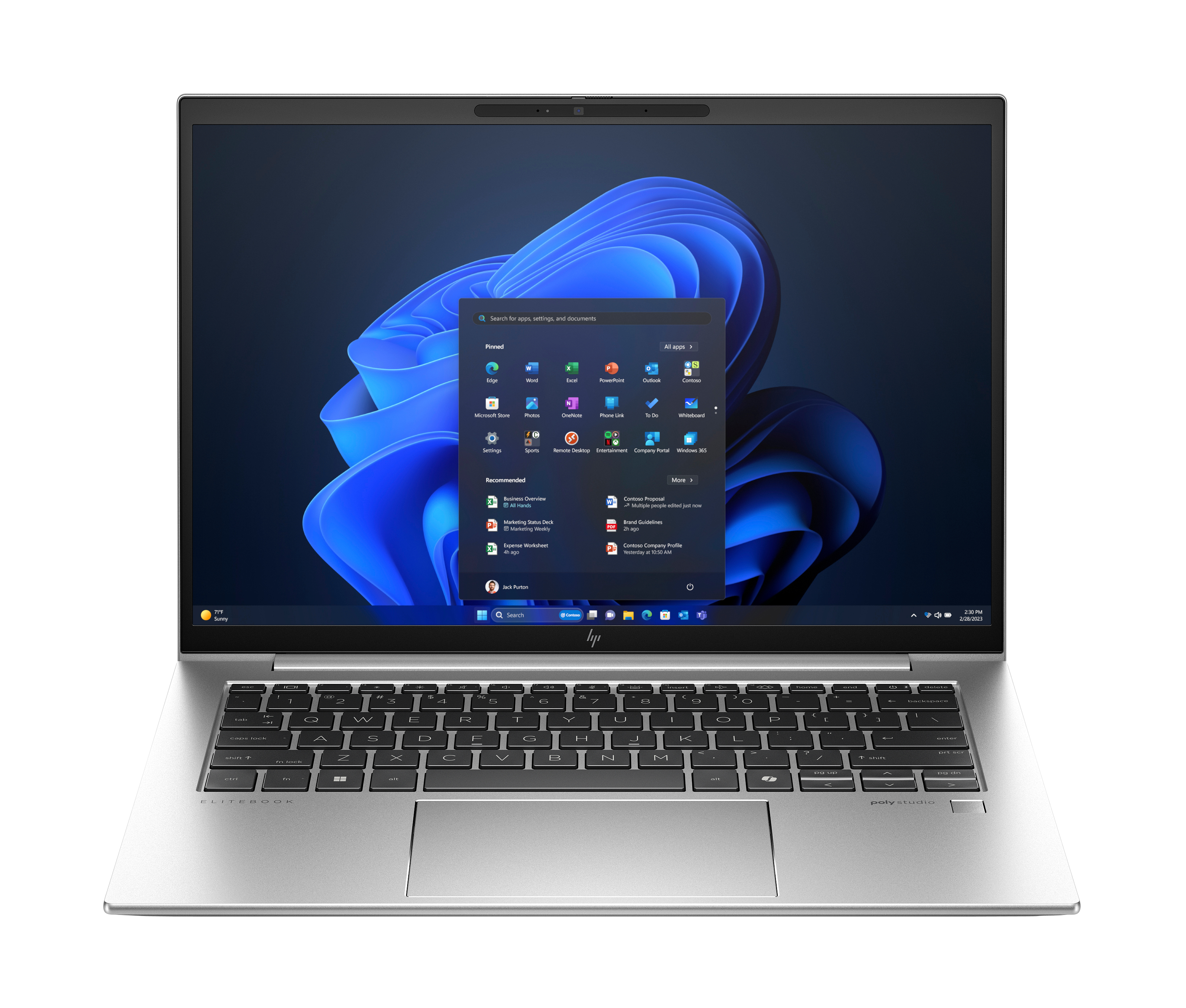 HP EliteBook 845 G11 - Ryzen 5 PRO 8540U - 16GB - 512GB SSD - 14 WUXGA 300-nit AG - Smartcard