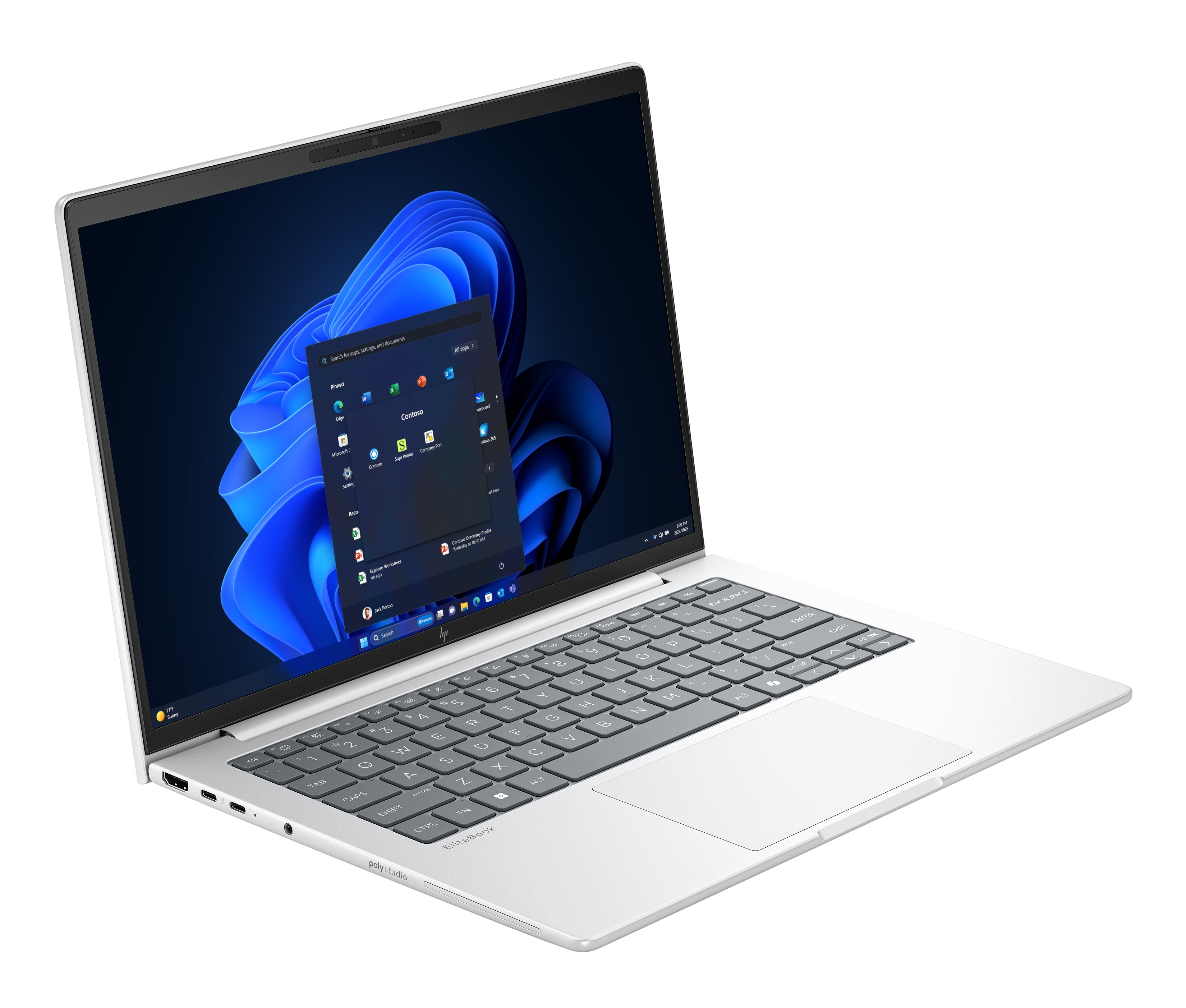 HP EliteBook 8 G1i 14 - Ultra 7-255U - 16GB - 512GB SSD - 14 WUXGA 300-nit AG - 5MP IR cam