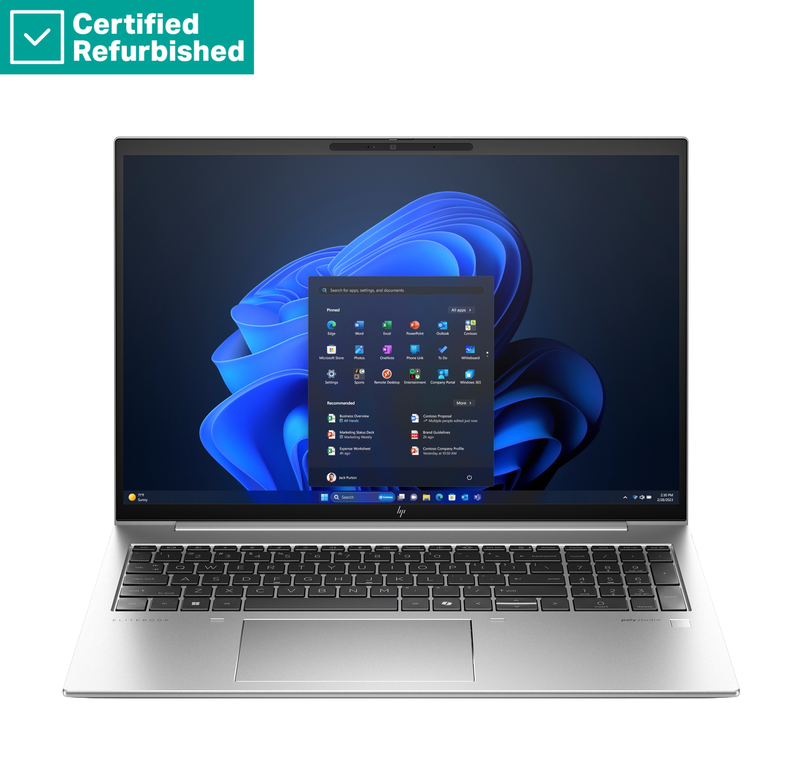 RENEW SILVER HP EliteBook 860 G11 - Ultra 5-135U - 32GB - 512GB SSD - 16 WUXGA 400-nit AG