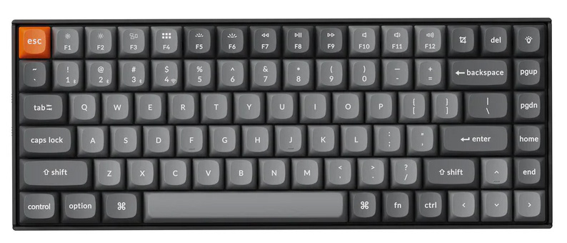 Keychron K2 Max RGB Aluminum - US Layout - Hot-Swappable Gateron Super Brown Wireless