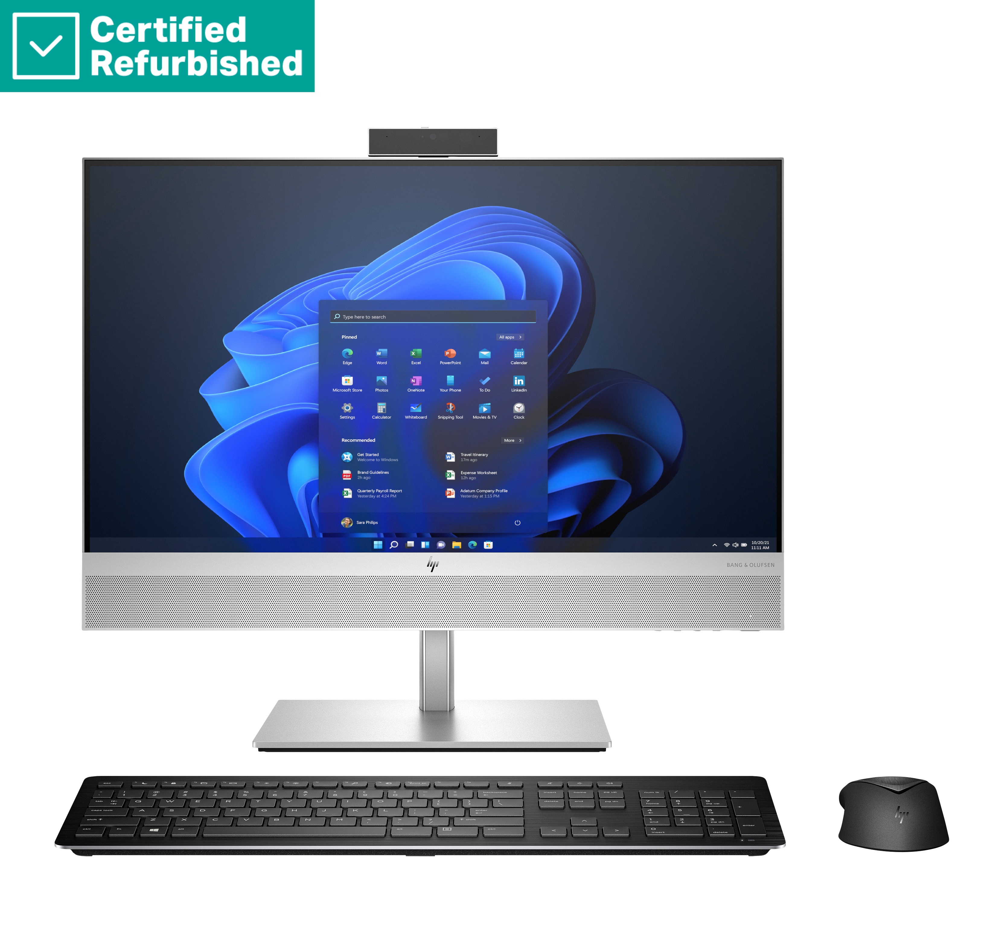 RENEW SILVER HP Elite 840 G9 AIO All-In-One - i7-14700 - 16GB - 512GB SSD - 23.8 FHD