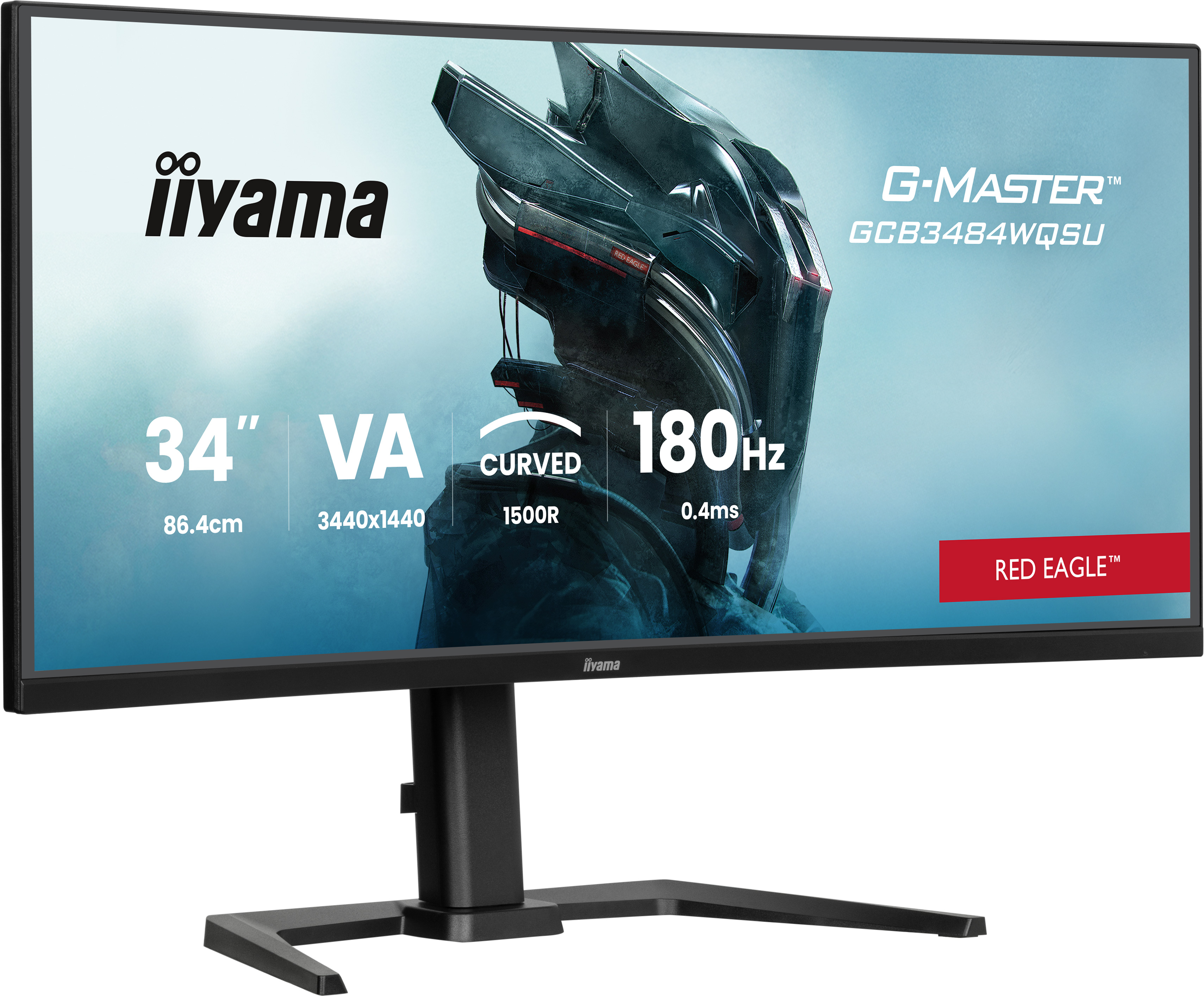 34" Fast VA Gaming - Curved Gaming 1500R - G-Master Gold Phoenix - FreeSync Premium - 3440 x