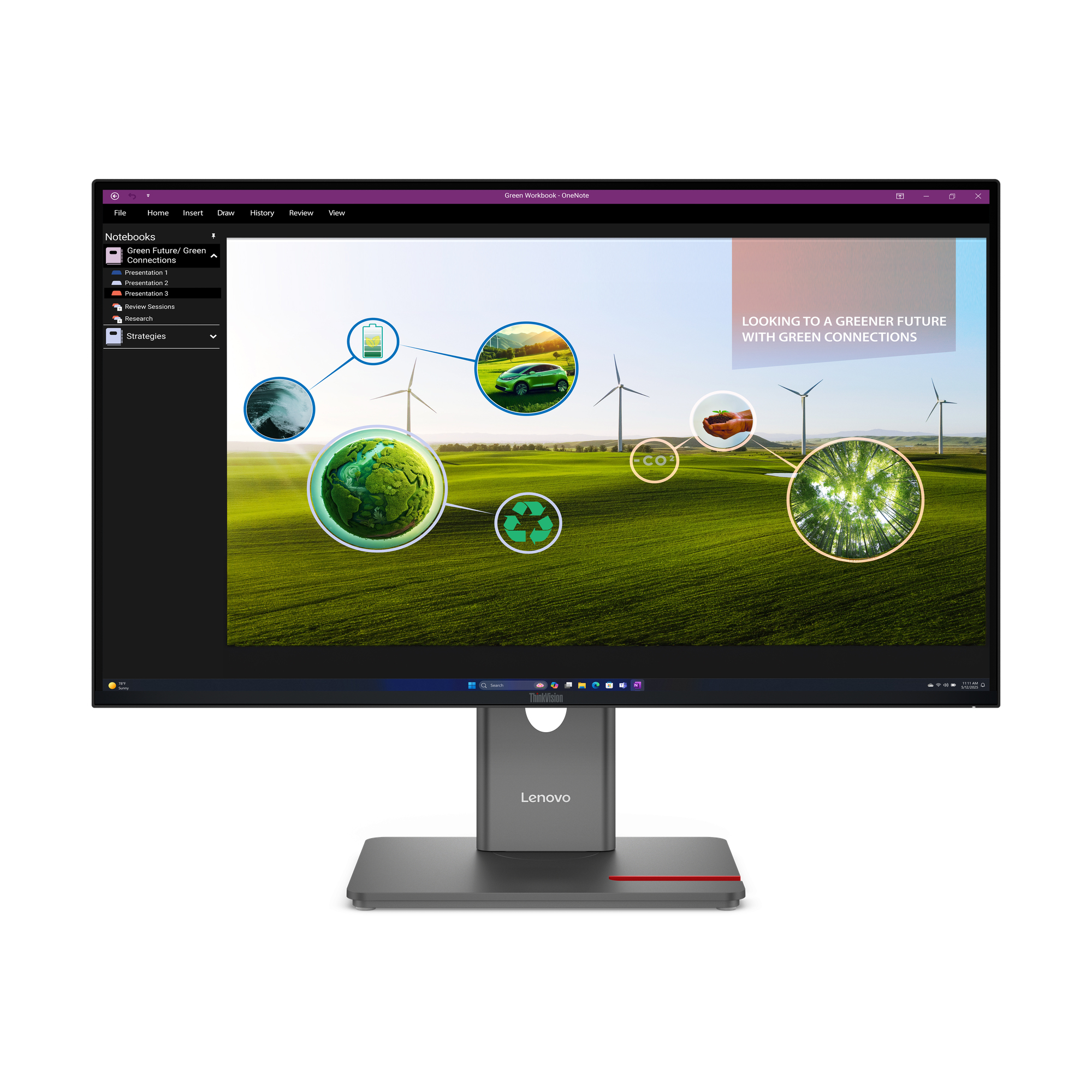 Lenovo ThinkVision | P27Q-40 - LED-Monitor - 68.6 cm (27")