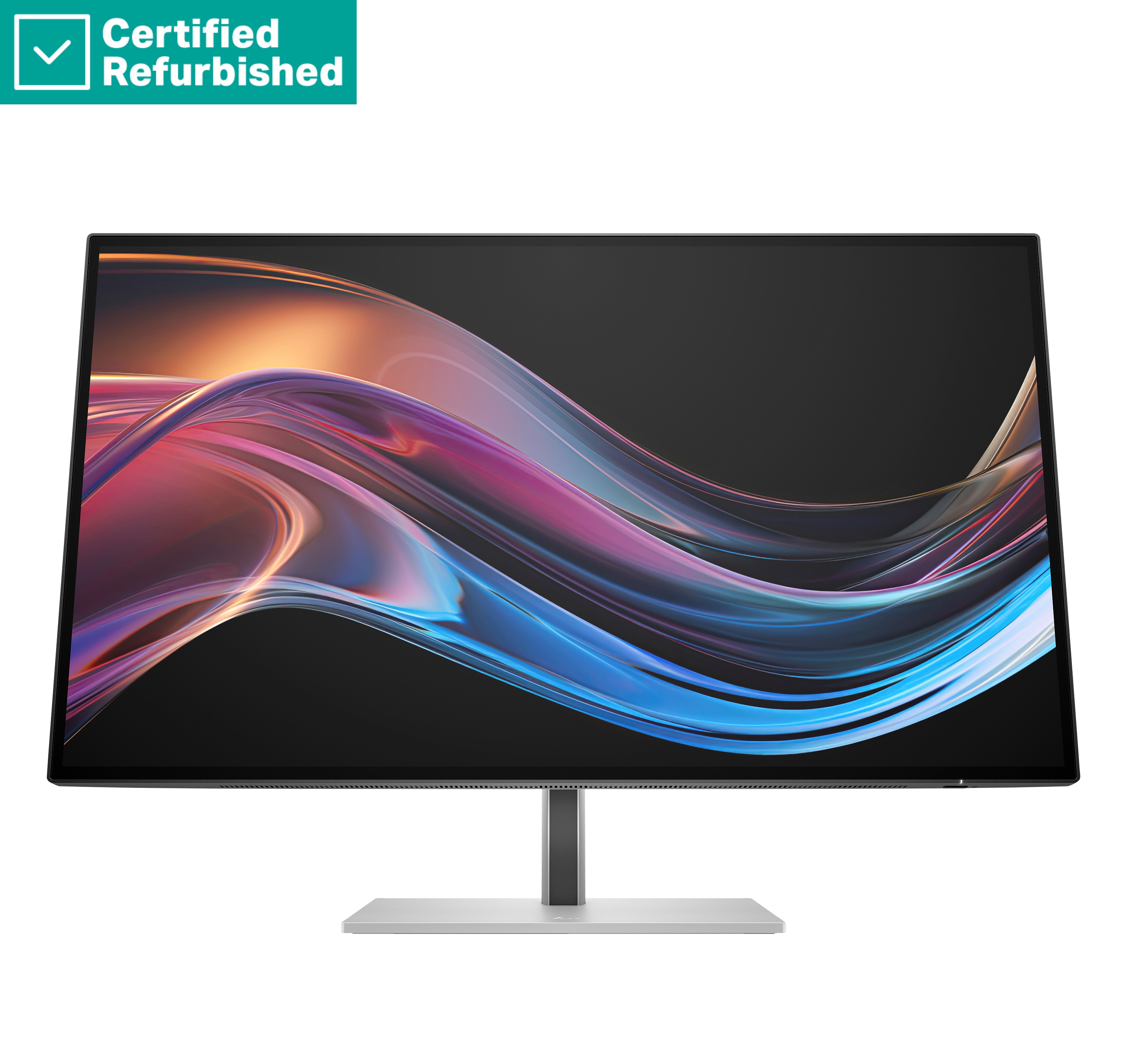 RENEW SILVER HP 727pk Series 7 Pro 4K Charging Monitor - 27" 3840x2160 UHD 400-nit 60Hz