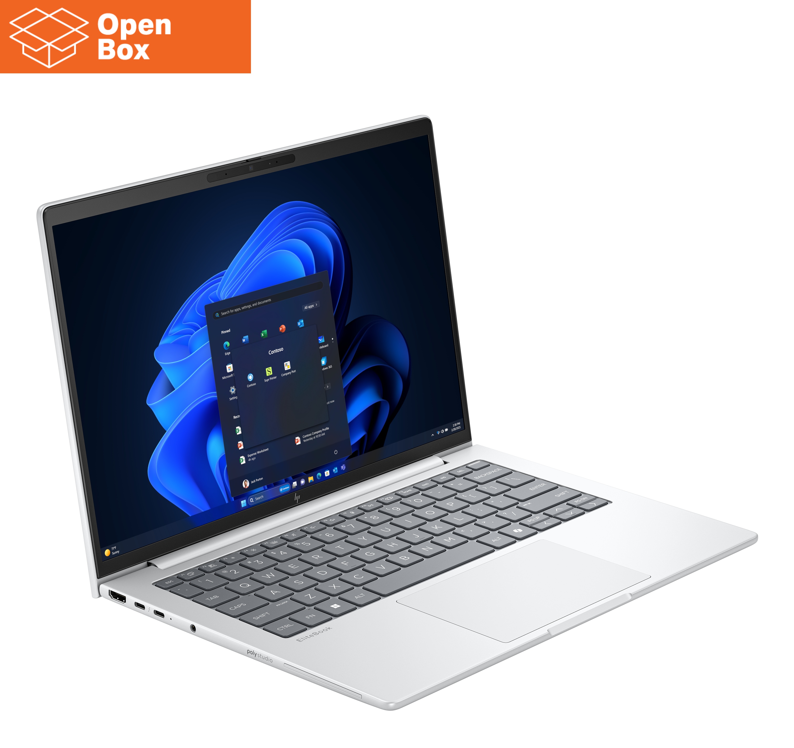 HP EliteBook 8 G1i 14 - OPENBOX - Ultra 5-225U - 32GB - 512GB SSD - 14 WUXGA Privacy AG - 5MP